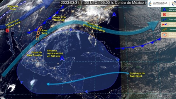 Pronóstico del clima para hoy viernes 31 de marzo 2023 en Quintana Roo.