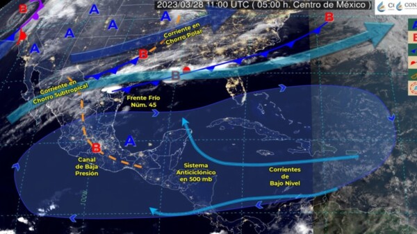 Pronóstico del clima para hoy martes 28 de marzo 2023 en Quintana Roo.