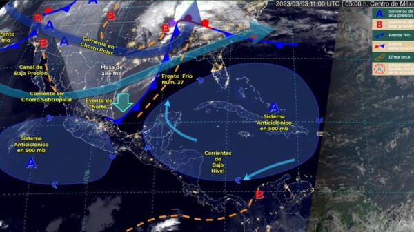 Clima Quintana Roo: Surada provocará vientos de hasta 80 km/h.