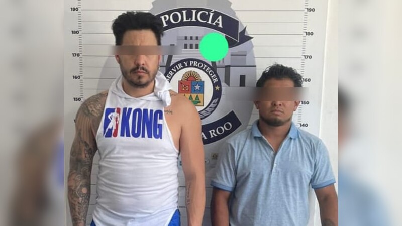 Dos hombres armados fueron detenidos a bordo de una camioneta en la Tulum.
