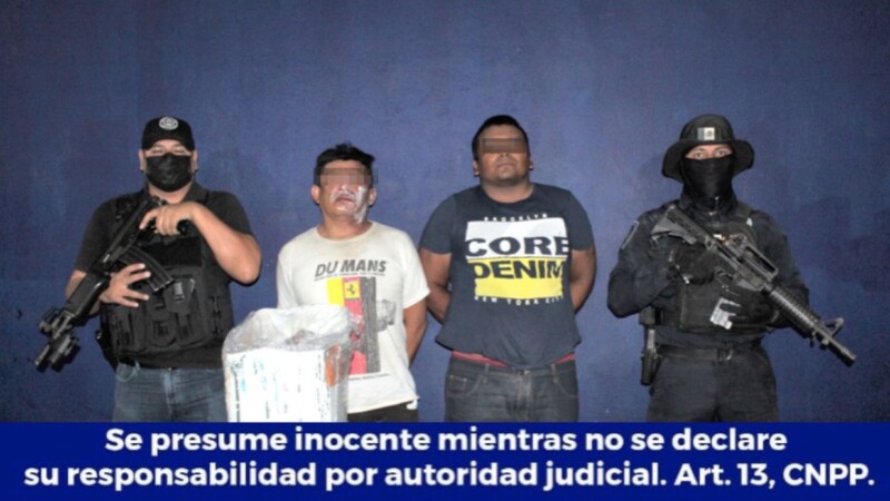 Detenidos en Bonfil, relacionados con levantones, ejecuciones y quema de vehículos.