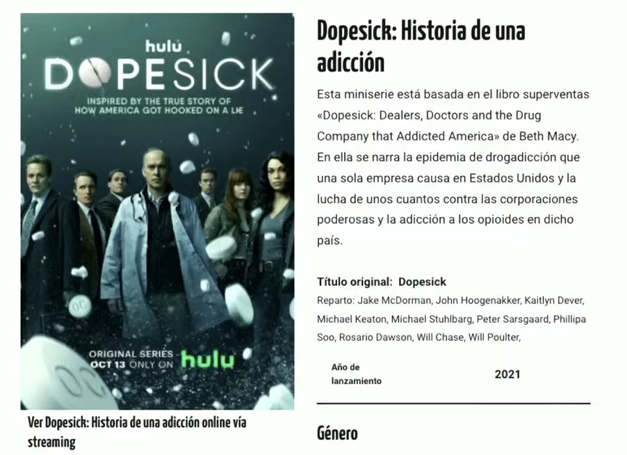 Una de las drogas que el gobierno de Estados Unidos solapó debido a que el laboratorio que la elaboraba estaba en quiebra y recibió millones de dólares de ayuda del propio gobierno de EU. 