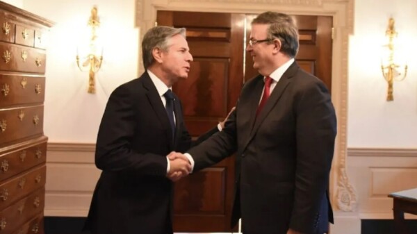 Acuerdan Ebrard y Blinken reforzar combate al fentanilo