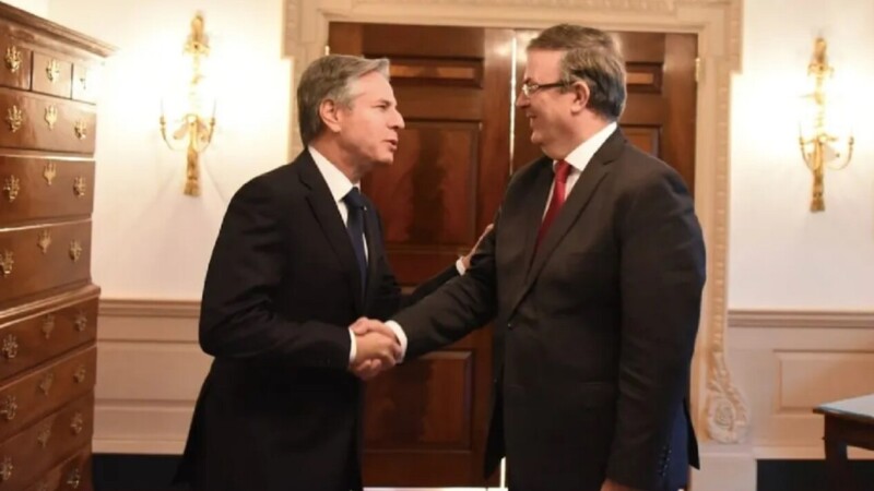 Acuerdan Ebrard y Blinken reforzar combate al fentanilo