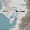 Fuerte sismo sacude costa de Ecuador