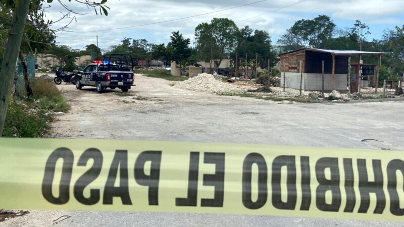 Matan a balazos a una mujer en una colonia de Cancún