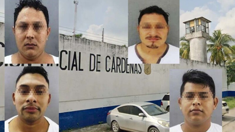 Se fugan reos en Tabasco, autoridades les ayudaron