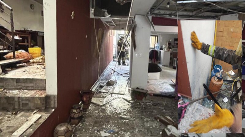 Estalla domicilio en CDMX por acumulación de gas, hay 3 heridos