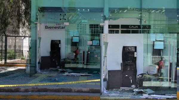 Atacan con explosivo sucursal del Banco del Bienestar en Edomex