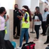 Encuentran feto en un baño de la Terminal 2 del aeropuerto de Cancún.
