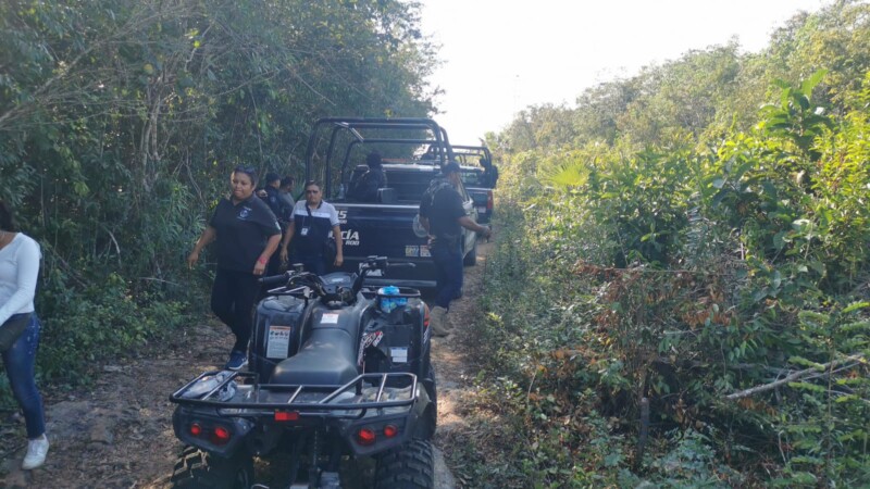 Buscan a personas desaparecidas en terrenos de la delegación Alfredo V. Bonfil.