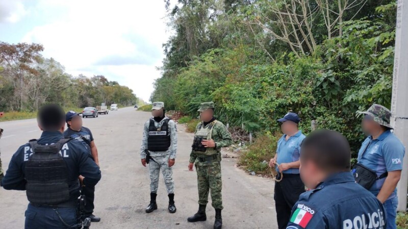 Realizan operativo de búsqueda de desaparecidos en Cancún, Bacalar y Felipe Carrillo Puerto.