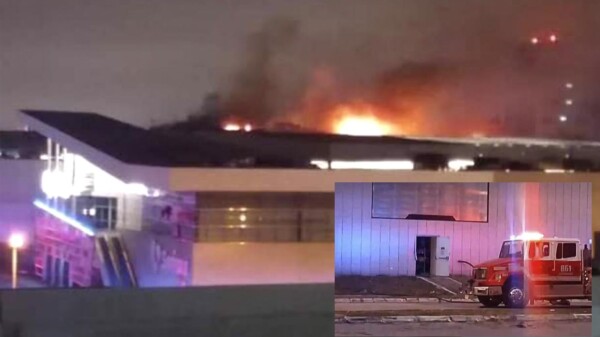 Incendio en plaza de Mérida consume salas de cine
