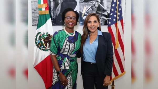 Mara Lezama y Dorothy Nguttter fortalecen relación bilateral y labor conjunta