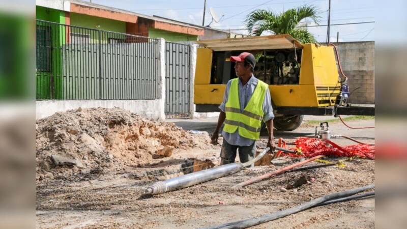 CAPA amplía el emisor de aguas residuales “Pacto Obrero” de Chetumal
