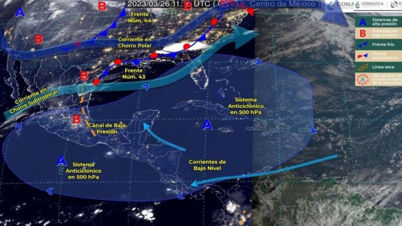 Pronóstico del clima para hoy domingo 26 de marzo 2023 en Quintana Roo