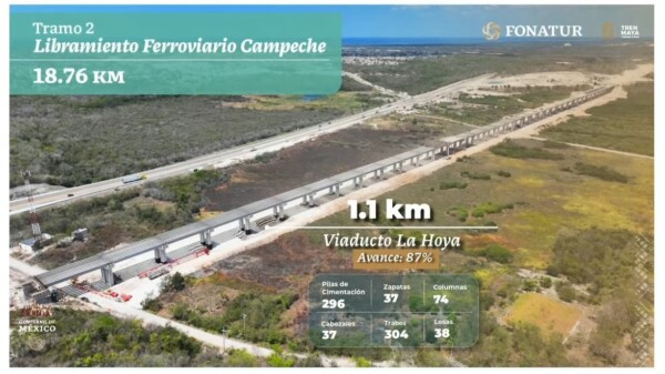 Adelanta AMLO: pruebas en vías del Tren Maya iniciarían en abril