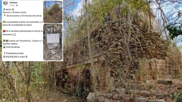 Inconcebible!, ofrecen terreno en venta en Yucatán con todo y pirámides