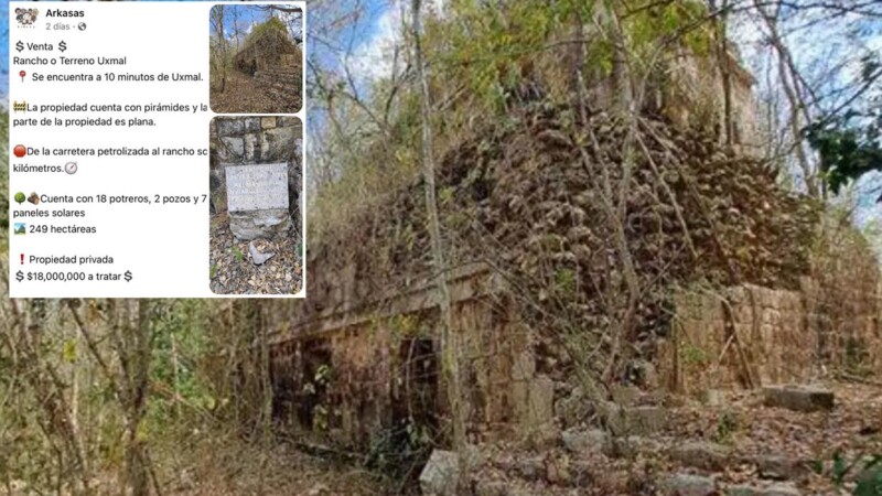 Inconcebible!, ofrecen terreno en venta en Yucatán con todo y pirámides