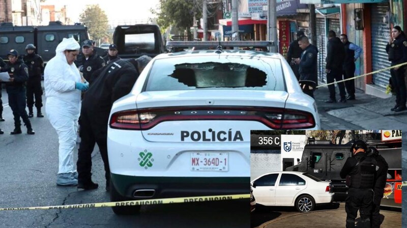 Secuestradores matan a tres policías tras balacera en CDMX