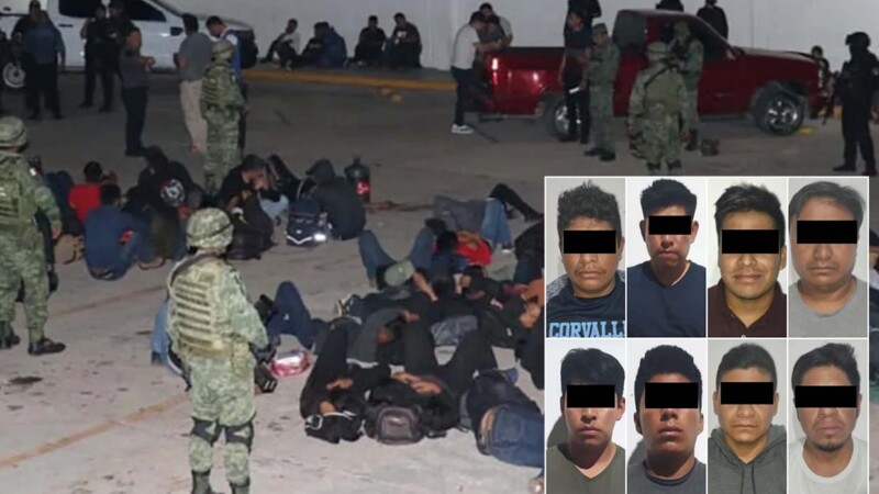 Detienen a banda de "polleros" y rescatan a 88 migrantes en Chiapas