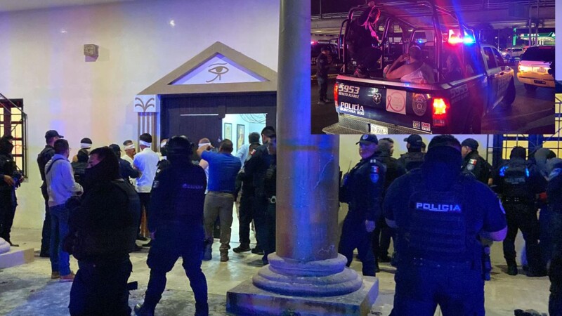 Rito de "iniciación" de masones en Cancún, genera movilización policiaca