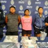 Detienen a trío de narcomenudistas en Chetumal.