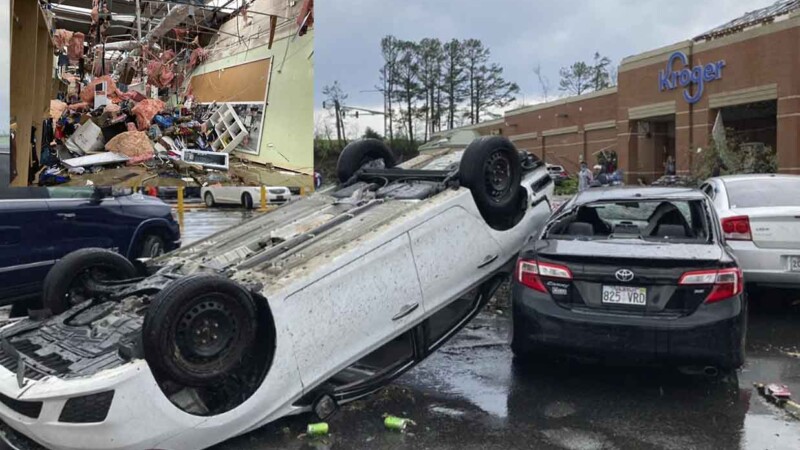 Tornado arrasa ciudad en Arkansas, deja a miles sin energía eléctrica