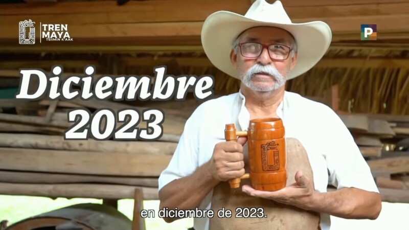 Tren Maya se inaugurará el próximo mes de diciembre