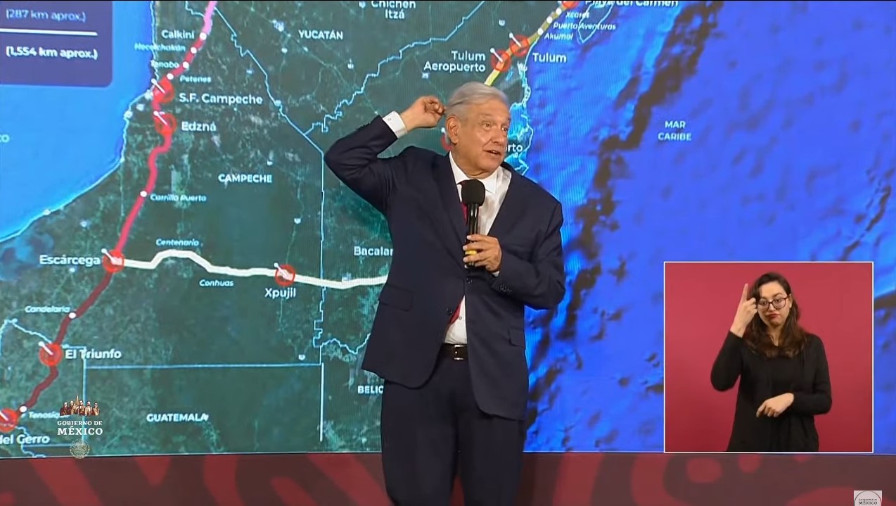 Tren Maya es un “proyecto para el futuro”: López Obrador