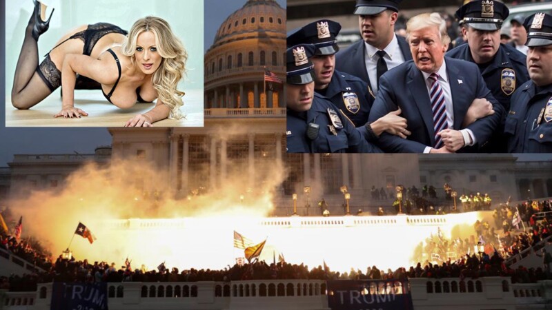 Amaga Donald Trump con muerte y destrucción si es arrestado