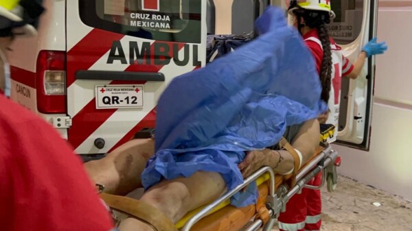 Vecino de la delegación Bonfil es alcanzado por una bala perdida.