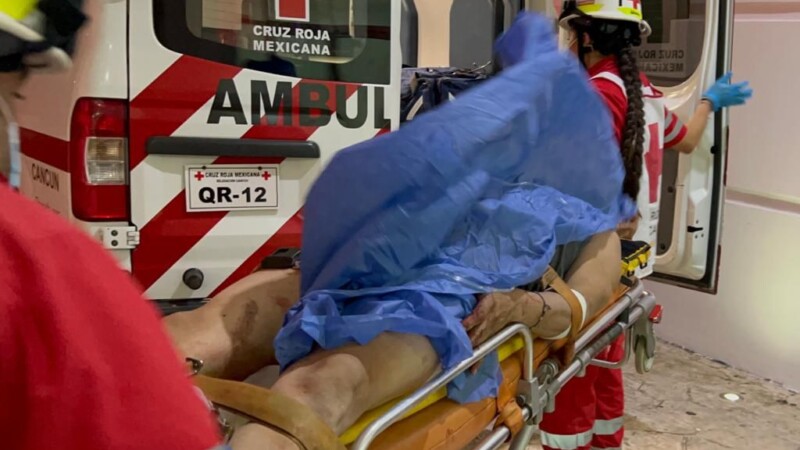 Vecino de la delegación Bonfil es alcanzado por una bala perdida.