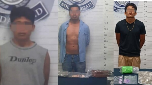 Caen tres por diversos delitos en Playa del Carmen.