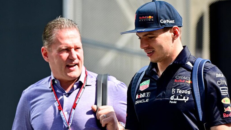 ¿Padre de Verstappen se "burla" de Checo Pérez?
