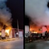 En Chetumal rescatan a familia de un incendio.