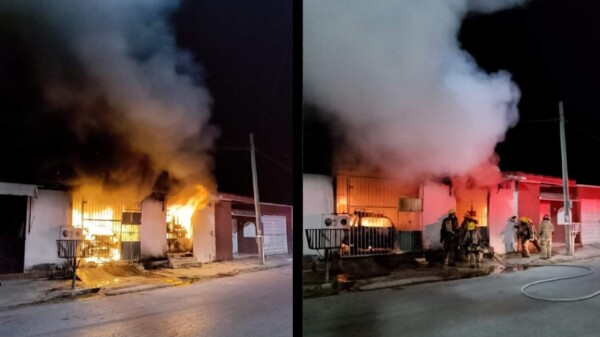 En Chetumal rescatan a familia de un incendio.