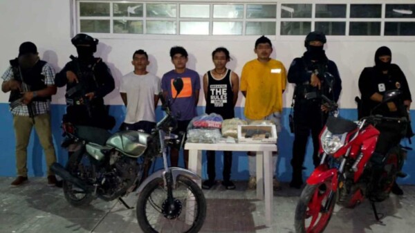 Desmantelan narcocélula en la colonia Ejidal de Playa del Carmen.