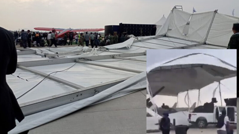 Accidente en Feria Aeroespacial en Santa Lucía deja 13 lesionados
