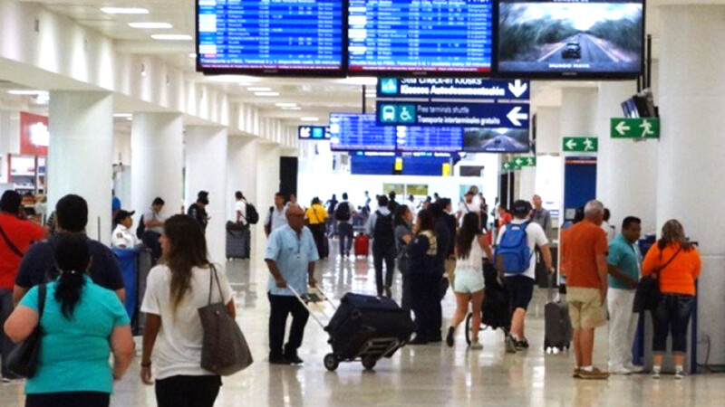 Registra Aeropuerto de Cancún 592 vuelos este sábado