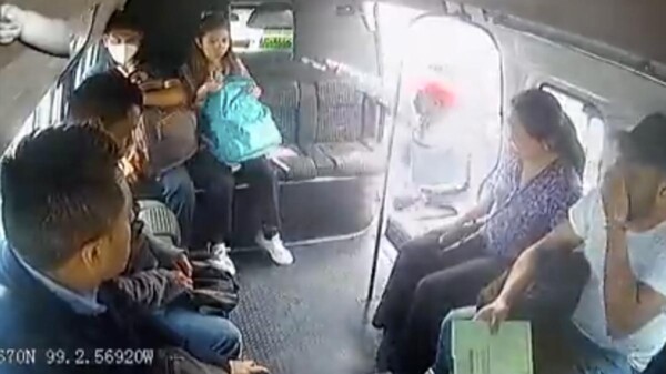Captan un violento asalto más en transporte público