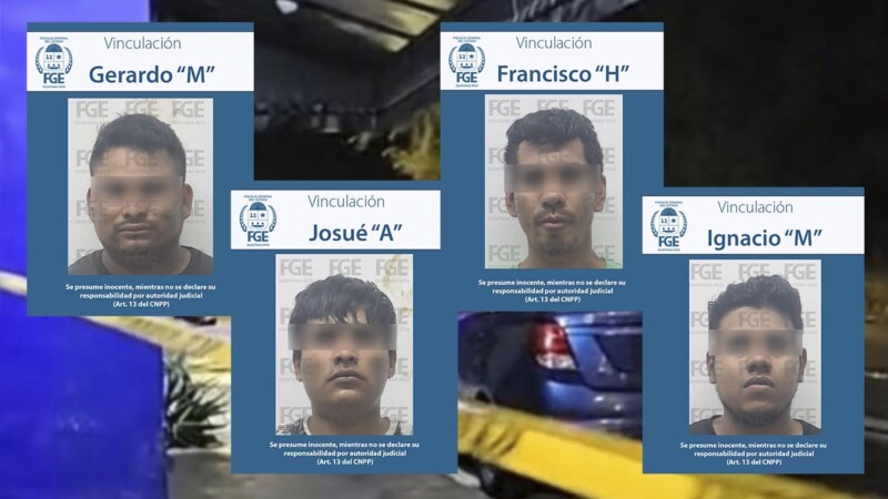 Vinculan a proceso a 4 presuntos asesinos en Tulum