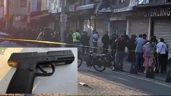 Dos muertos deja balacera en pleno centro del CDMX