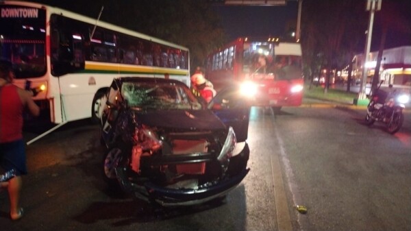 Fuerte choque en la Zona Hotelera de Cancún