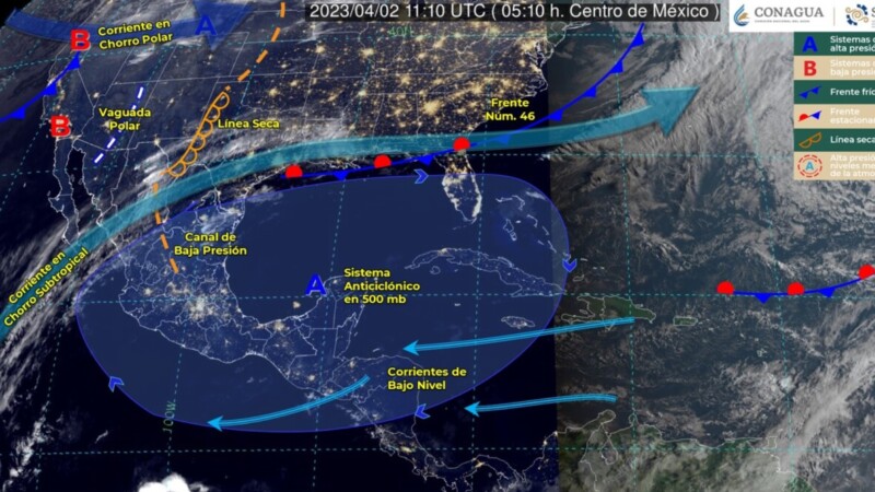 Pronóstico del clima para hoy domingo 2 de abril 2023 en Quintana Roo.