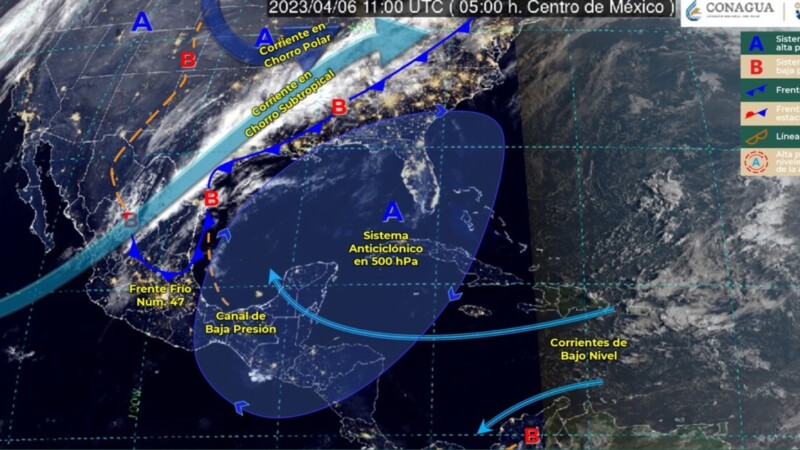 Pronóstico del clima para hoy jueves 6 de marzo 2023 en Quintana Roo.
