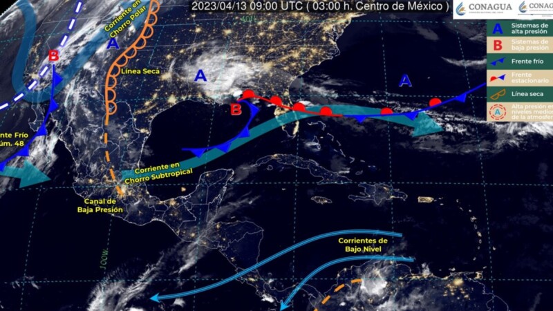 Pronóstico del clima para hoy jueves 13 de abril 2023 en Quintana Roo.