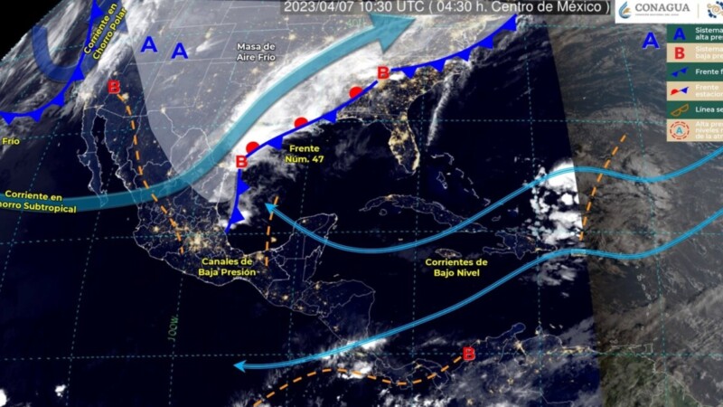 Pronóstico del clima para hoy viernes 7 de marzo 2023 en Quintana Roo.