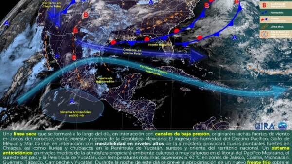 Pronóstico del clima para hoy martes 25 de abril 2023 en Quintana Roo