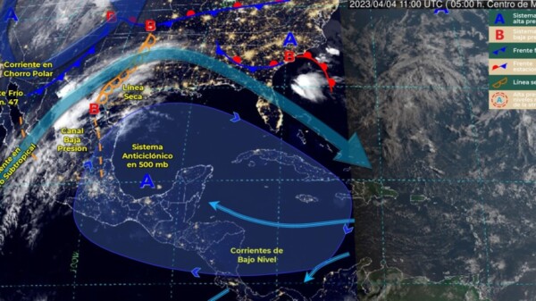 Pronóstico del clima para hoy martes 4 de marzo 2023 en Quintana Roo.